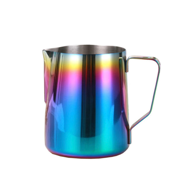 Metallic Milk Frother Pitcher